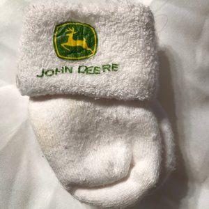 John Deere Nothing Runs Like A Deer Baby Socks